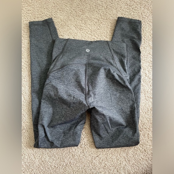 Lululemon Train Times 7/8 Pant *25" - Heathered Black (First Release) - Picture 9 of 12